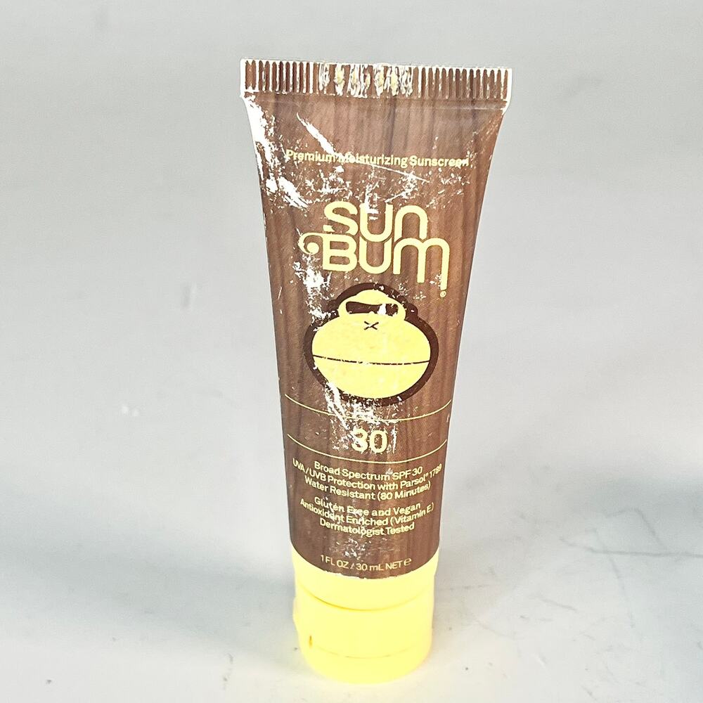 Sun Bum Broad Spectrum SPF 30 Water-Resistant Sunscreen Travel 1 fl oz 30ml New
